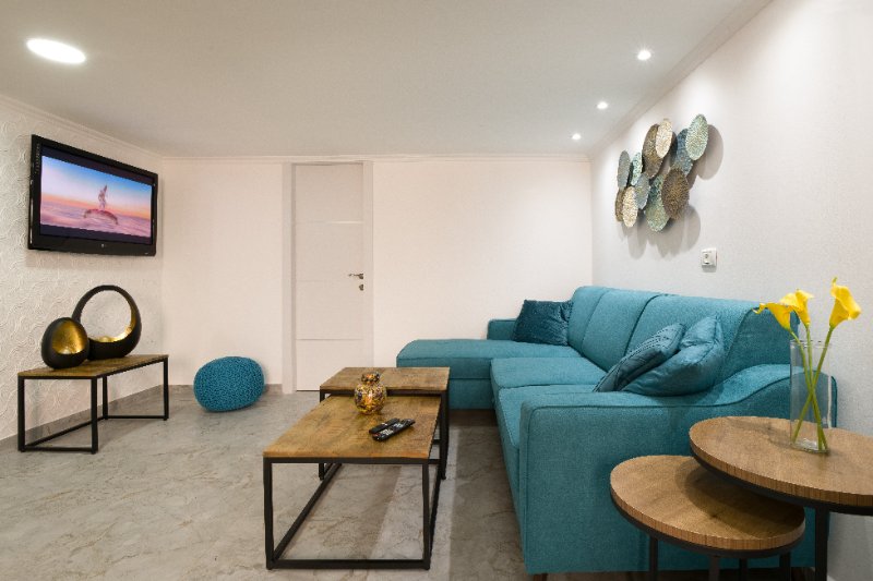 Snuker – דירת שני חדרים עם שולחן סנוקר בחיפה